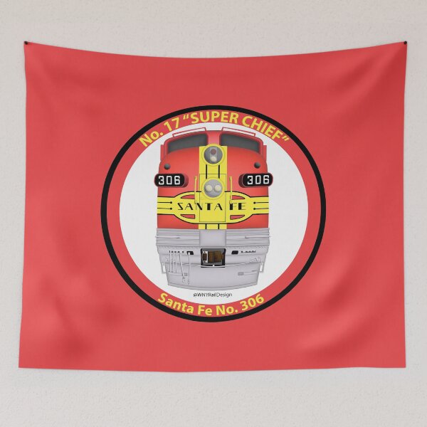 Item preview, AT&SF F7 "Super Chief" Circle Design designed and sold by WNYRailDesign.