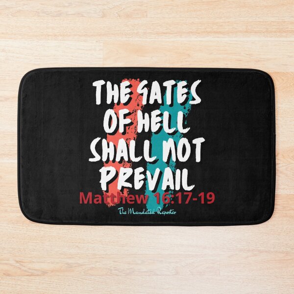 Item preview, The Gates of Hell Shall Not Prevail - Black designed and sold by TheReporter1.