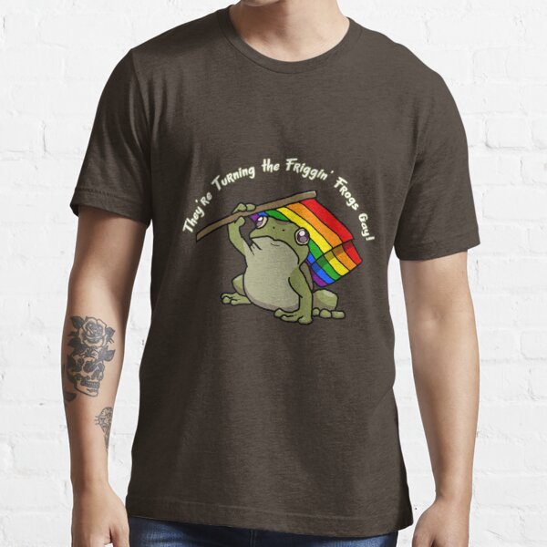 Stop Turning The Friggin' Frogs Gay T-Shirt – Blaze Media Shop