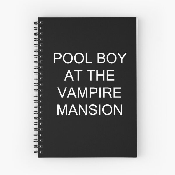 Item preview, POOL BOY AT THE VAMPIRE MANSION designed and sold by yassineaba.