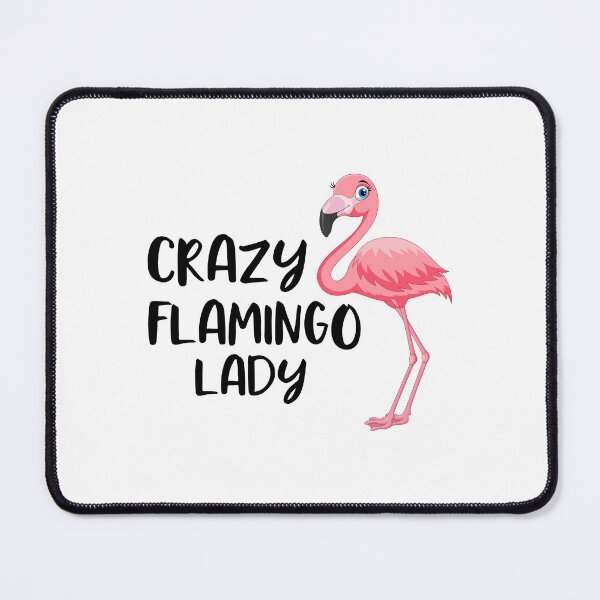 Item preview, Crazy Flamingo Lady designed and sold by finchestee.