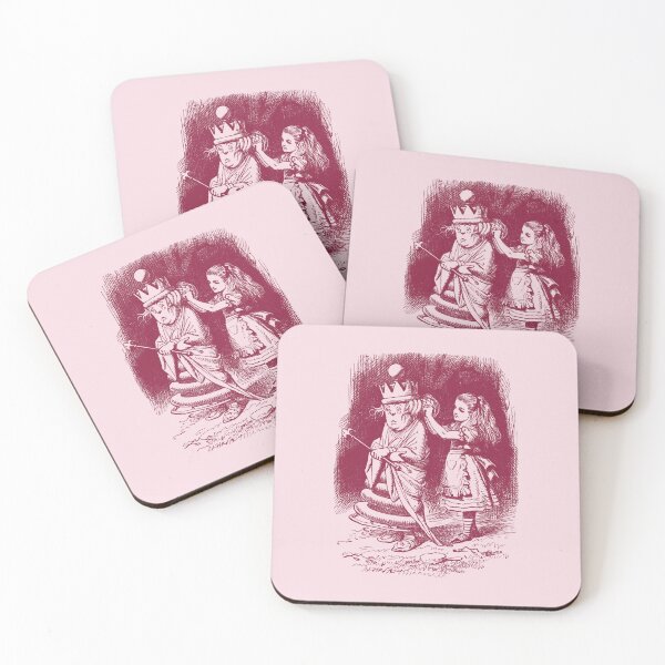 Item preview, Alice in Wonderland and the Queen in color (pink) designed and sold by Madame Memento.