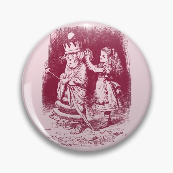 Item preview, Alice in Wonderland and the Queen in color (pink) designed and sold by Madame Memento.