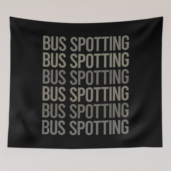 Item preview, Gray Text Art Bus Spotting Spotter designed and sold by TarynBrown3126.