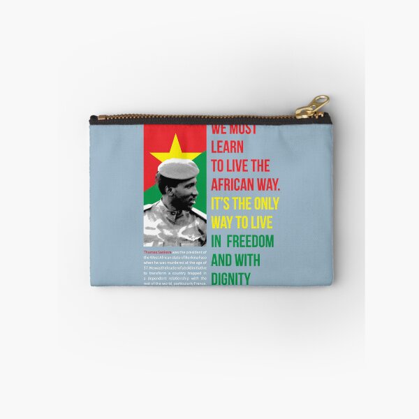 Item preview, Precious Life Worry About Building Developed Country Thomas Sankara Quote Graphic For Fans designed and sold by JorgenertonVice.