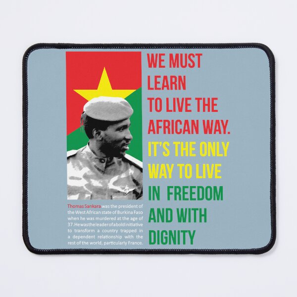 Item preview, Precious Life Worry About Building Developed Country Thomas Sankara Quote Graphic For Fans designed and sold by JorgenertonVice.