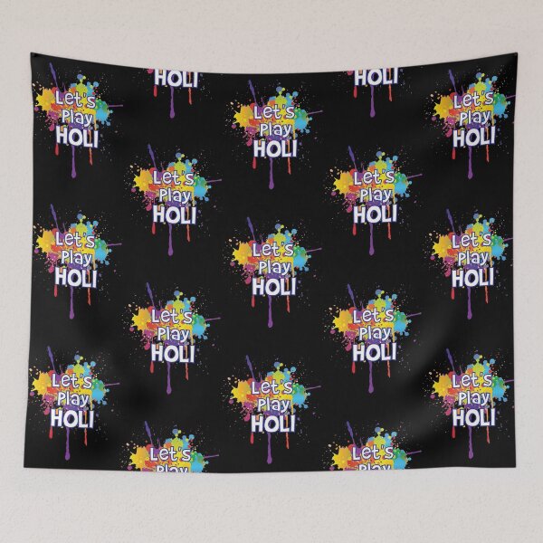 Item preview, Let's Play Holi, Hindu Festival of Colors, Festival of Spring designed and sold by HoldyTaylor.