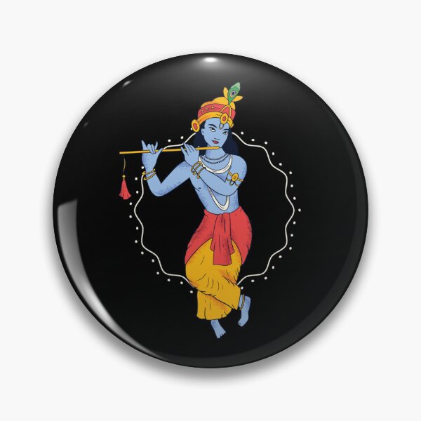 Item preview, Lord Krishna Divine Flute Player designed and sold by HoldyTaylor.