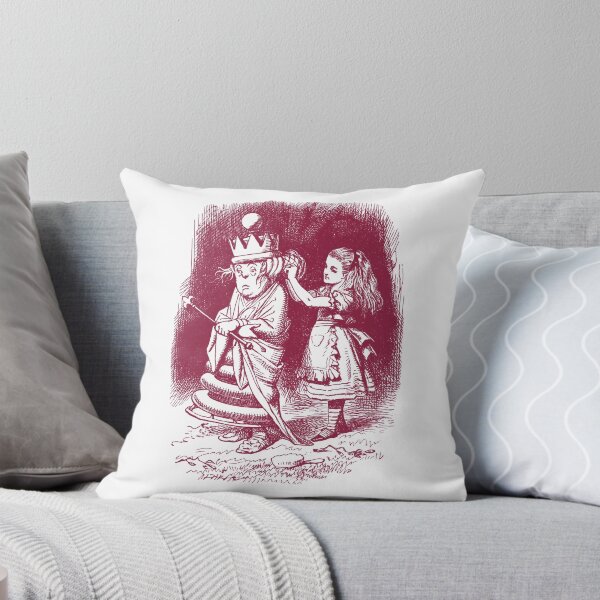 Item preview, Alice in Wonderland and the Queen in color (white) designed and sold by Madame Memento.