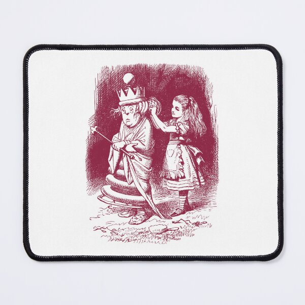 Item preview, Alice in Wonderland and the Queen in color (white) designed and sold by Madame Memento.