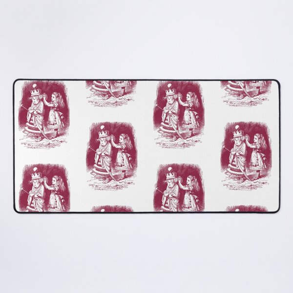 Item preview, Alice in Wonderland and the Queen in color (white) designed and sold by Madame Memento.