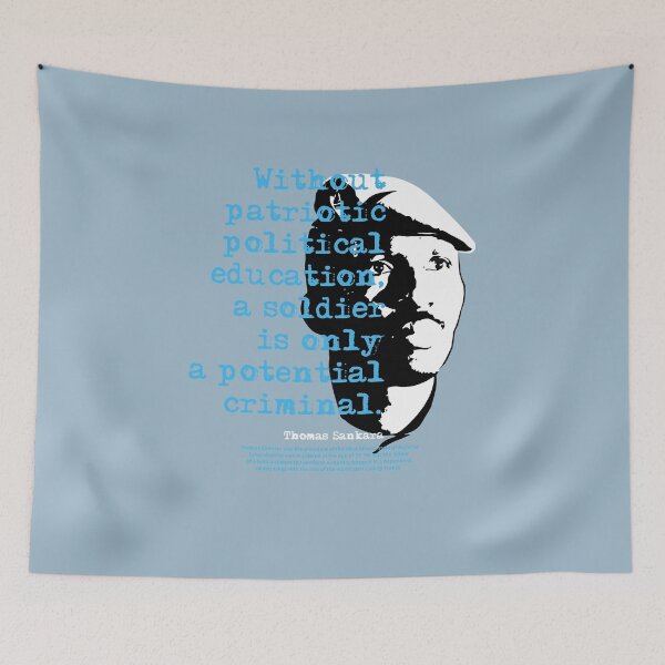 Item preview, Precious Life Worry About Building Developed Country Thomas Sankara Quote Graphic Gifts designed and sold by JorgenertonVice.