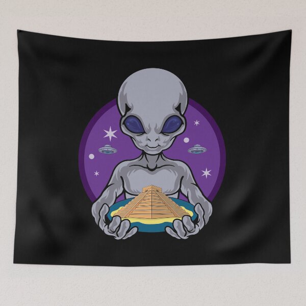 Item preview, Alien and Pyramid designed and sold by nikolaj1301.