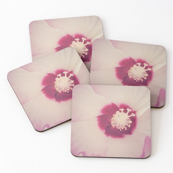 Item preview, Vintage Garden Blooming Pink Rose of Sharon, rose mallow, St. Joseph's rod Flowers Photo designed and sold by wenjunior.