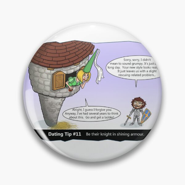 Item preview, Dating Tip #11 Knight in shining armour - funny joke designed and sold by mmadcomics.