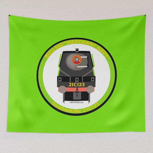 Item preview, Southern Bulleid "Merchant Navy" No. 21C123 Circle Design designed and sold by WNYRailDesign.