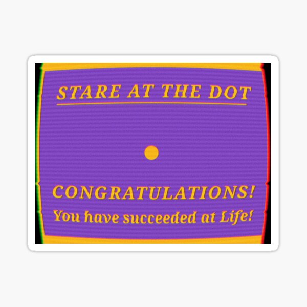 Item preview, stare at the dot - weirdcore design designed and sold by holo 2000.