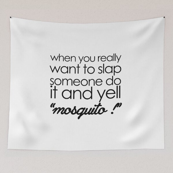 Item preview, yell "mosquito!" designed and sold by lua-lluna.