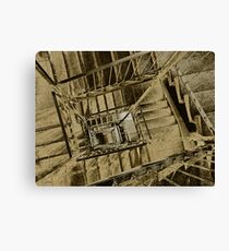 Looking down Canvas Print