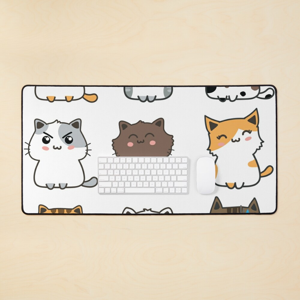 Cute Cartoon Cats Sticker Set 2 Sticker for Sale by CafePretzel