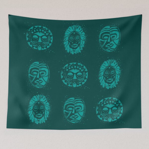Item preview, Witchdoctor masks in green designed and sold by Anomalypark.