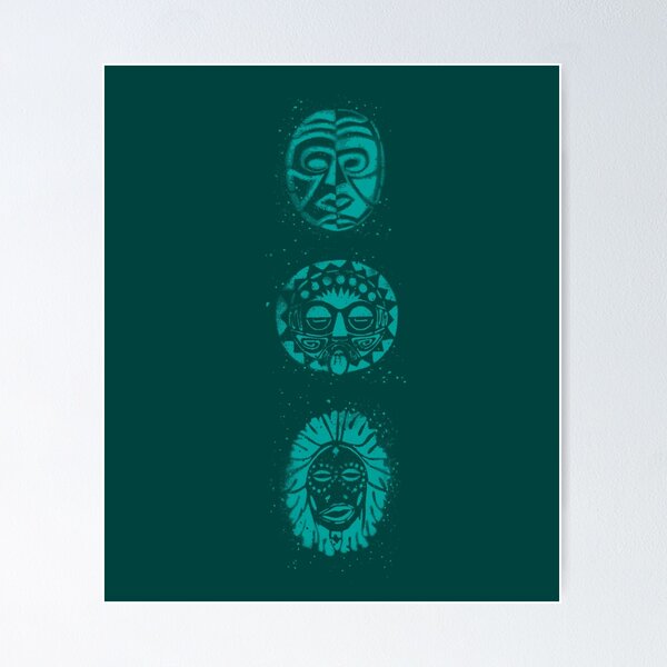 Item preview, Witchdoctor masks in green designed and sold by Anomalypark.