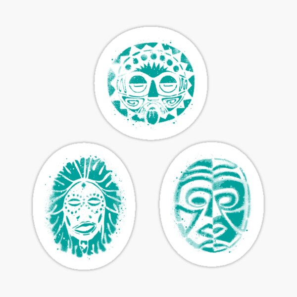 Item preview, Witchdoctor masks in green designed and sold by Anomalypark.