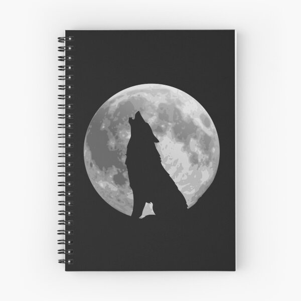 Item preview, Crying wolf at moon night designed and sold by Zeetube.