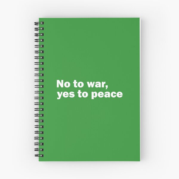 Item preview, no to war, yes to peace designed and sold by BrennaForeman.