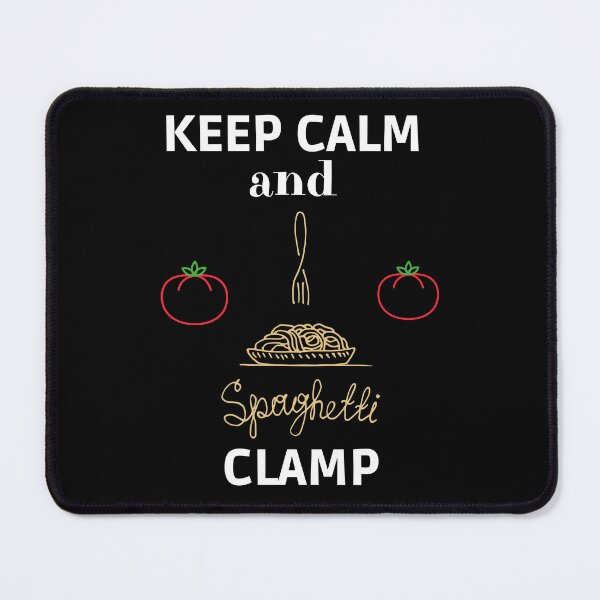 Item preview, Keep calm and spaghetti clamp designed and sold by Rubi16.