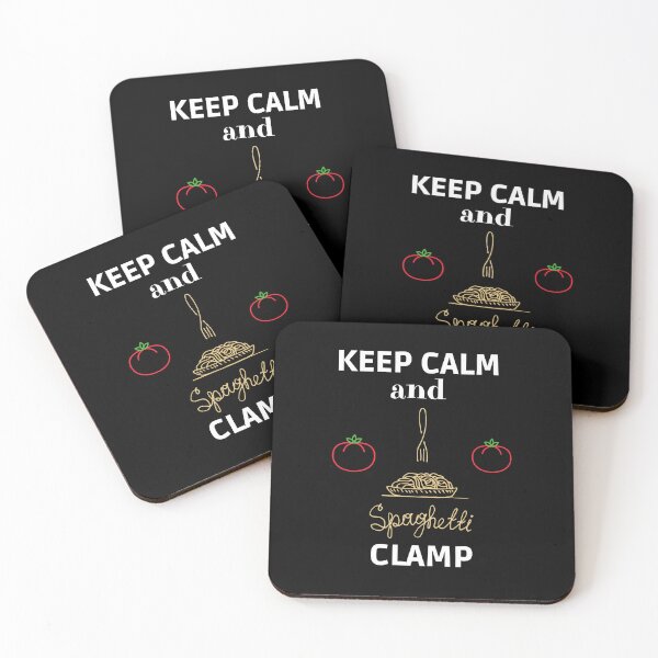 Item preview, Keep calm and spaghetti clamp designed and sold by Rubi16.