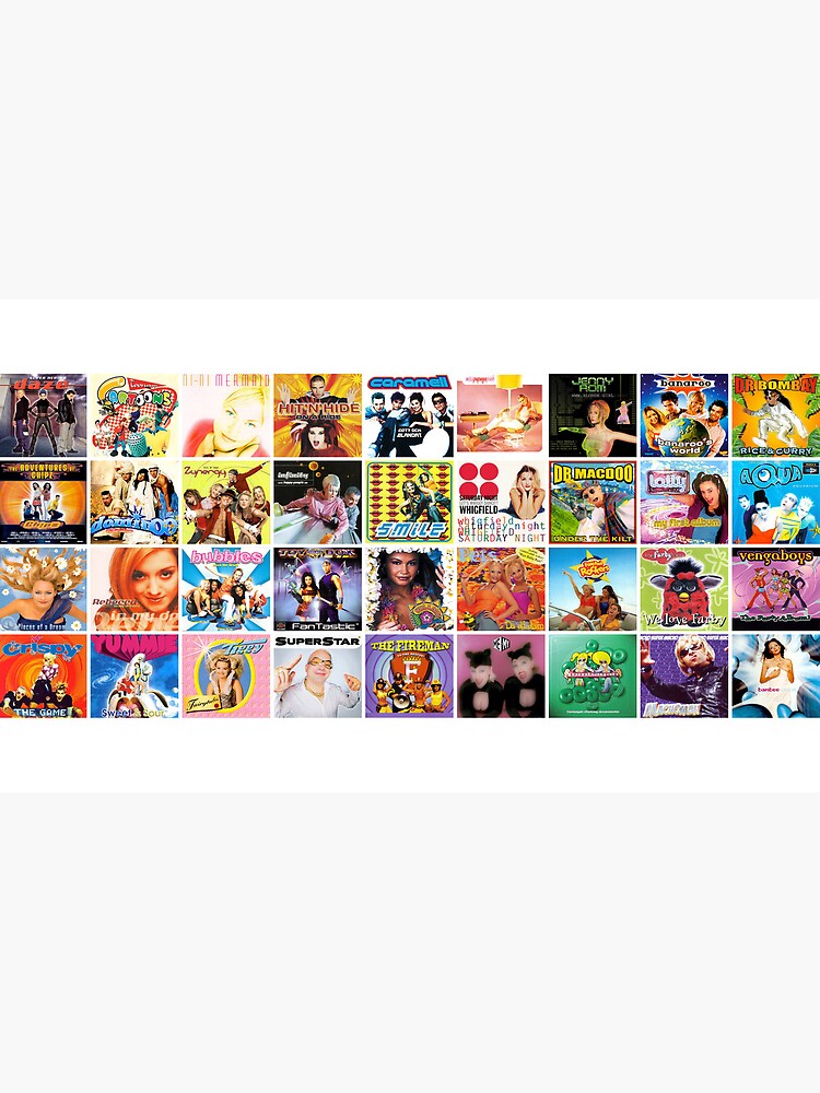 Iconic Bubblegum Dance Album Covers by bubblegumdancer