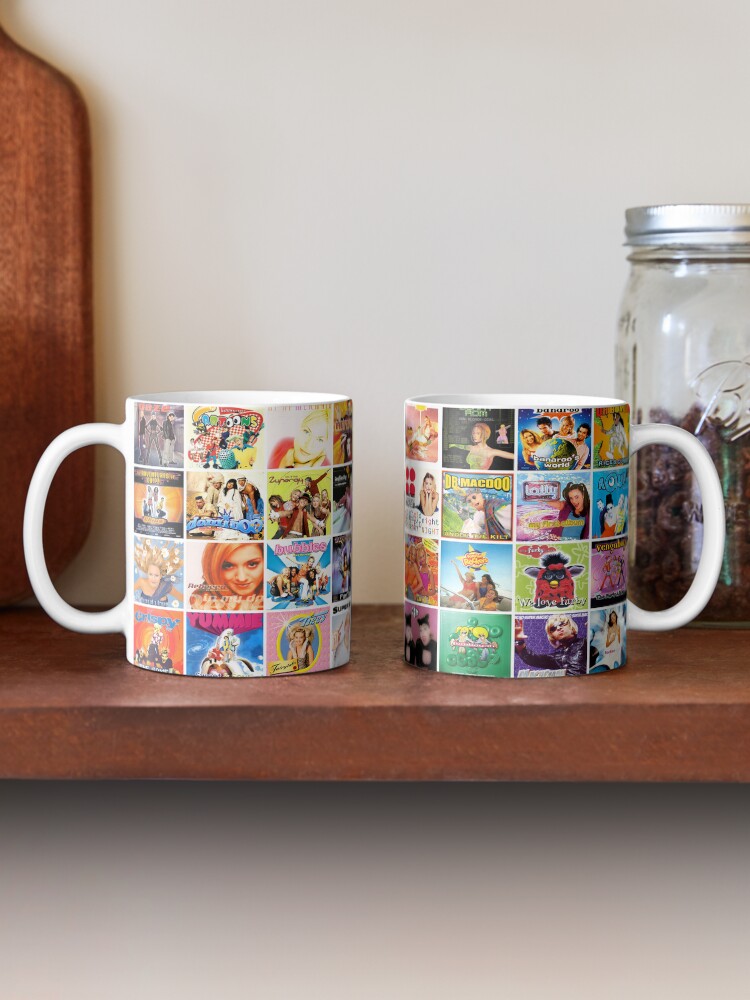 Alternate view of Iconic Bubblegum Dance Album Covers Coffee Mug