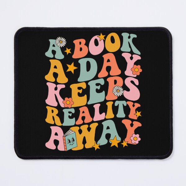Item preview, A Book a Day Keeps Reality Away Groovy Library Reading Lovers designed and sold by JokeGysen.