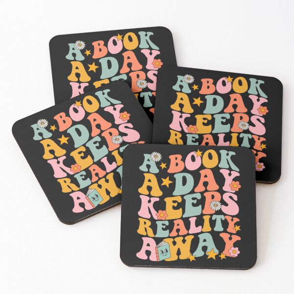 Item preview, A Book a Day Keeps Reality Away Groovy Library Reading Lovers designed and sold by JokeGysen.