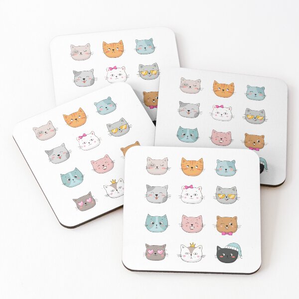 Item preview, cats stickers for laptop designed and sold by Alaminee.