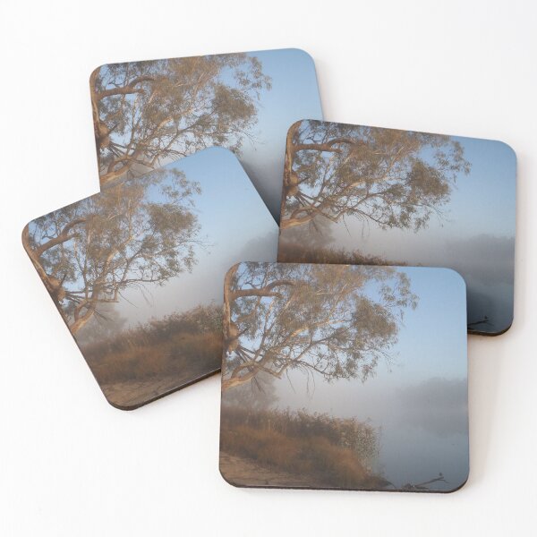 Item preview, River Red Gum on a misty morning designed and sold by HaniaAnia.