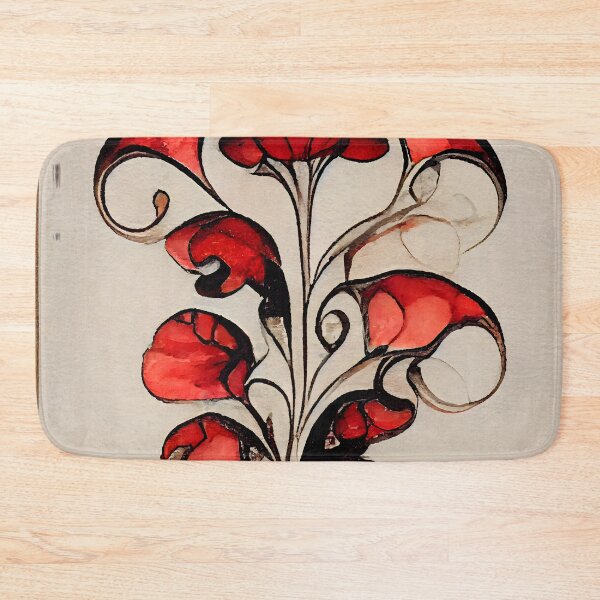 Item preview, Red leaf 01 designed and sold by sci-fAI.