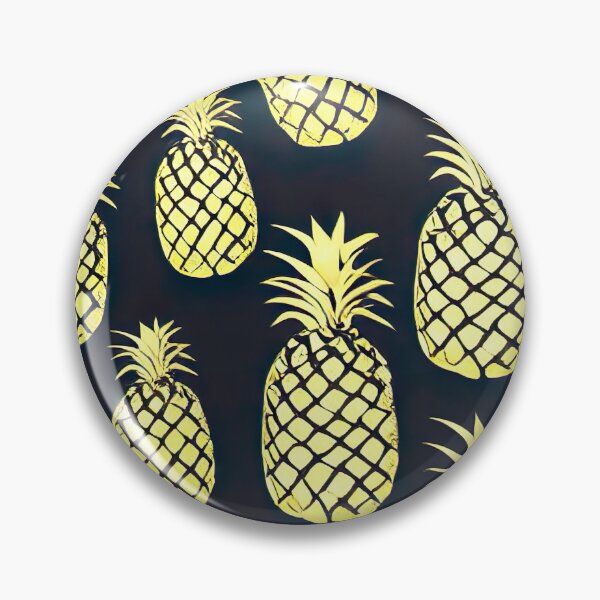 Item preview, Golden pineapple pattern  designed and sold by artsyworldart.