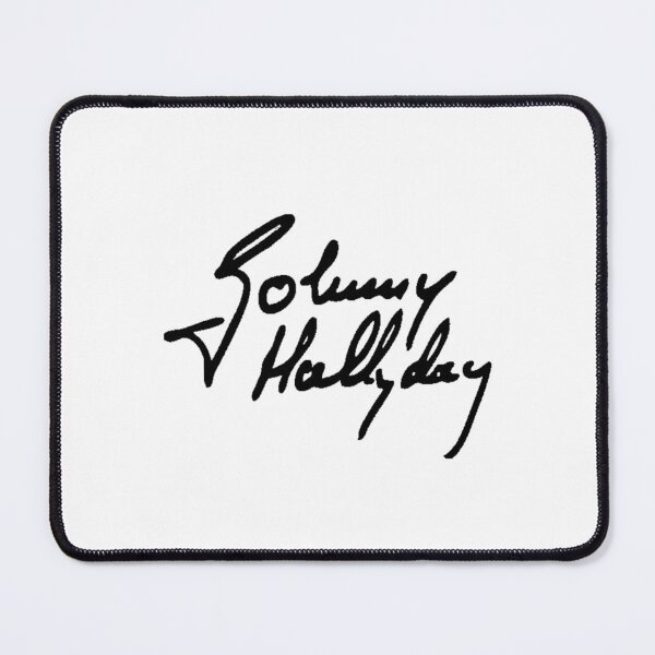Item preview, Johnny Hallyday Signature (Black) designed and sold by umutozturk.