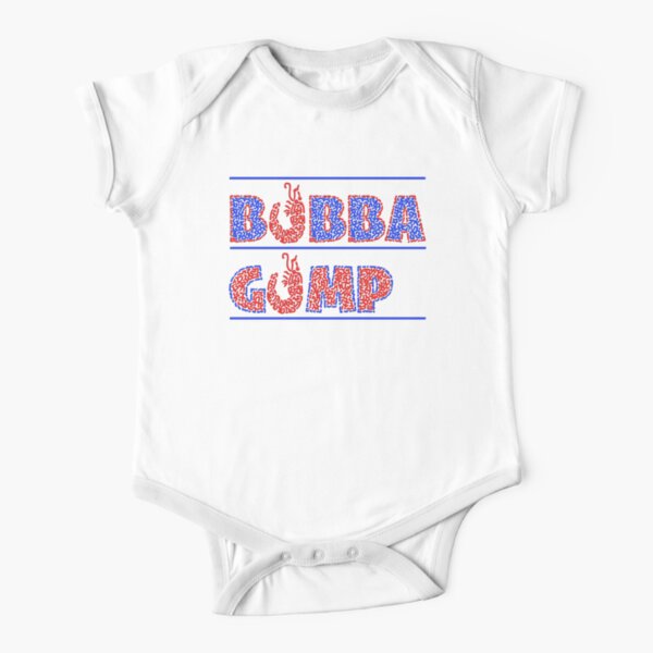 Bubba-Gump in Forrest Gump the Movie Short Sleeve Baby One-Piece