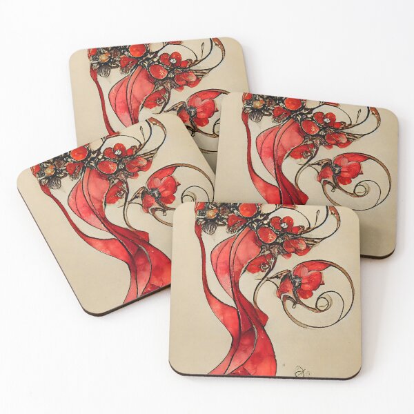 Item preview, Red leaf 02 designed and sold by sci-fAI.