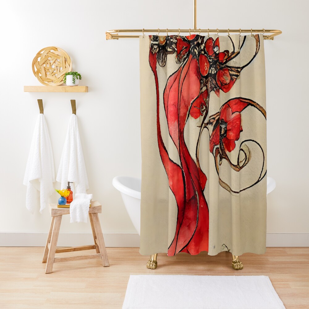 Item preview, Shower Curtain designed and sold by sci-fAI.