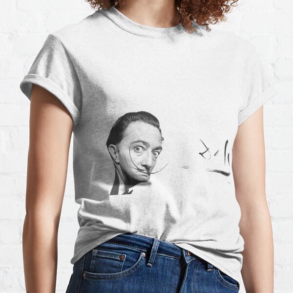 Salvador Dalí Porträt | | der Kunst Dali | Illustration Salvador Dali berühmte Künstler Classic T-Shirt