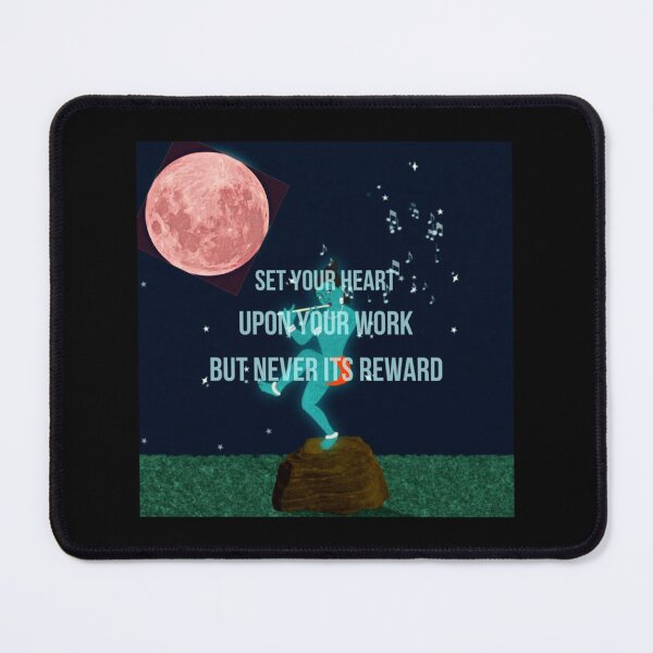 Item preview, Lord Krishna Quotes Set Your Heart Upon Your Work But Never its Reward  designed and sold by HoldyTaylor.