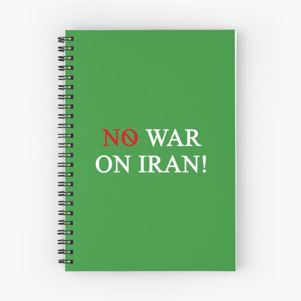 Item preview, No War on Iran shirt designed and sold by BrennaForeman.