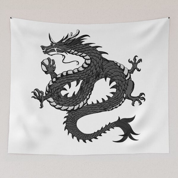 Item preview, Eastern Dragon Black designed and sold by COBALTxSTRIKE.