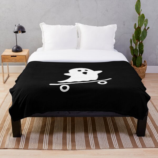 Item preview, Ghost Skateboard Halloween Funny Cute designed and sold by ChristYoung90.