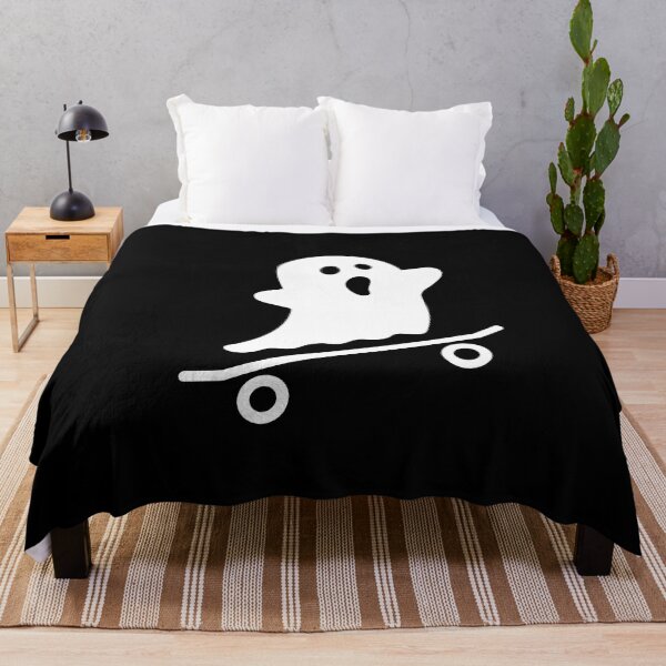 Item preview, Ghost Skateboard Halloween Funny Cute designed and sold by ChristYoung90.