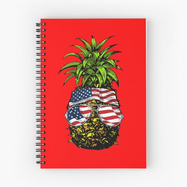 Artikelvorschau, Pineapple USA Flag Hawaiian Pineapple America 4th Of July Gear entworfen und verkauft von DynamicDesign.